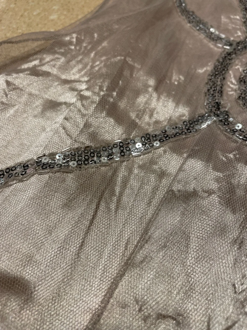 Mia Joy-Joyfolie Girls' Shimmery Gold Party Dress with Sequin Trim-1920’s
